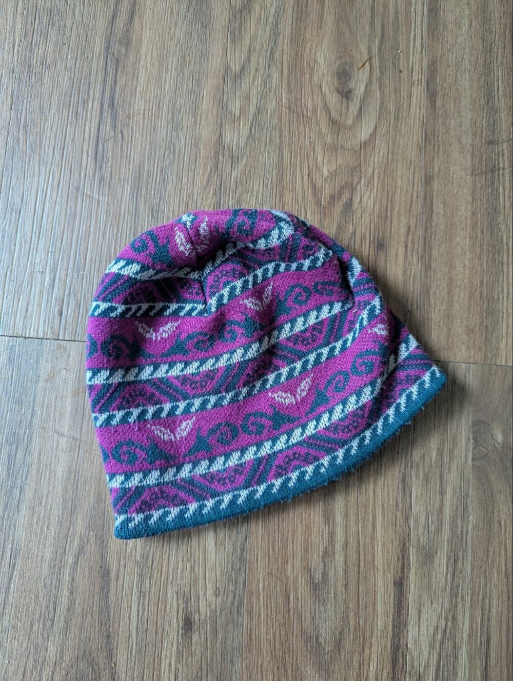Nordica Pink Patterned Ski Hat